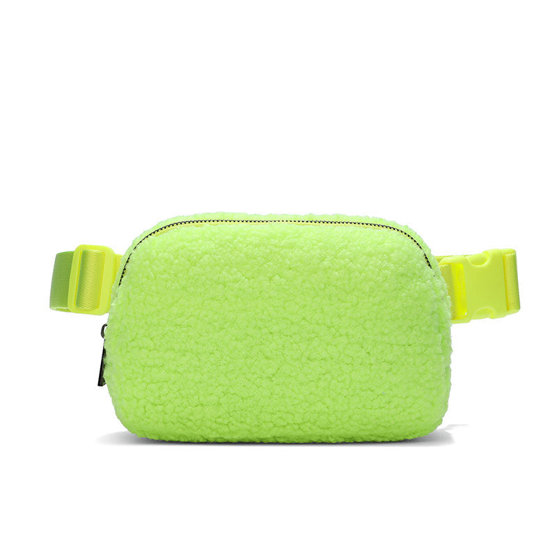 Trendy Plush Fanny Pack: Your Casual Outdoor Companion