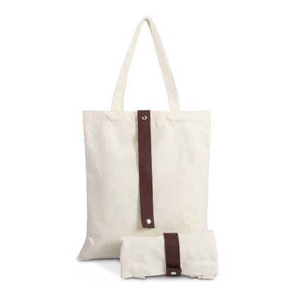 custom canvas folding bag shopping cotton tote bag custom logo