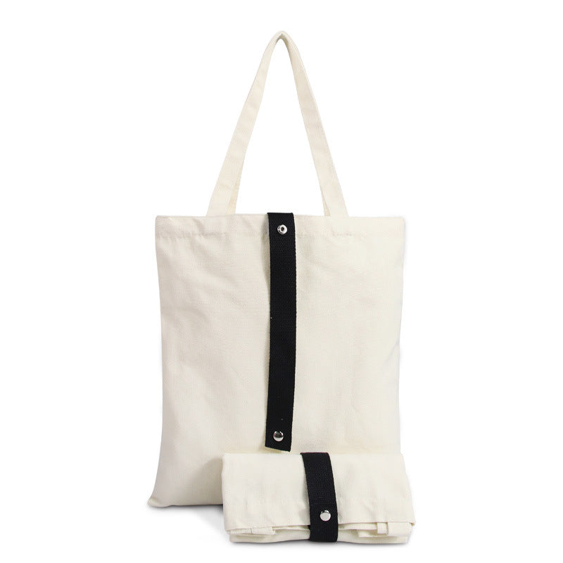 custom canvas folding bag shopping cotton tote bag custom logo