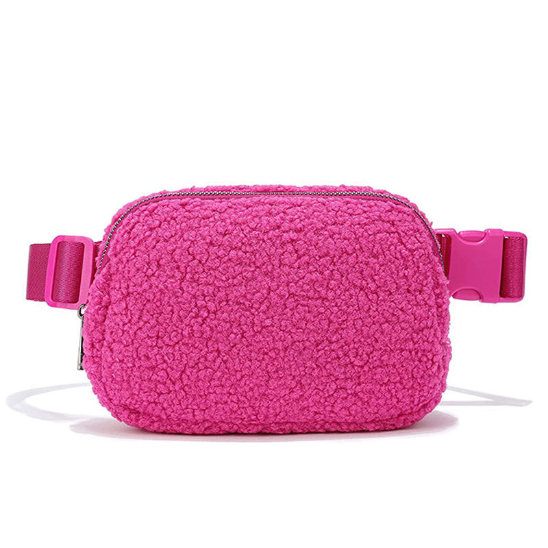 Trendy Plush Fanny Pack: Your Casual Outdoor Companion