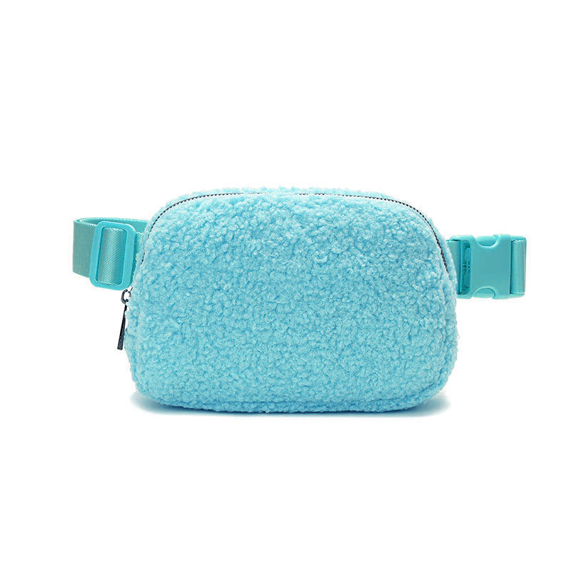 Trendy Plush Fanny Pack: Your Casual Outdoor Companion