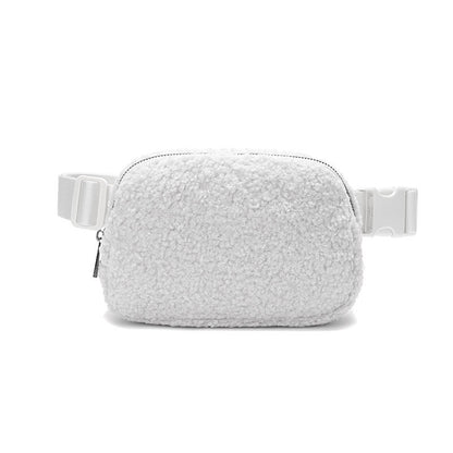 Trendy Plush Fanny Pack: Your Casual Outdoor Companion