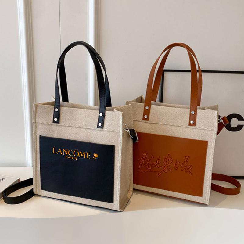 Canvas bag original LOGO large capacity tote bag