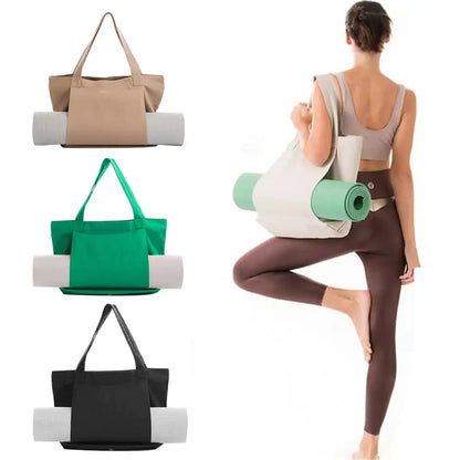 Collapsible Canvas Yoga Mat Storage Bag – Your Essential Fitness Companion