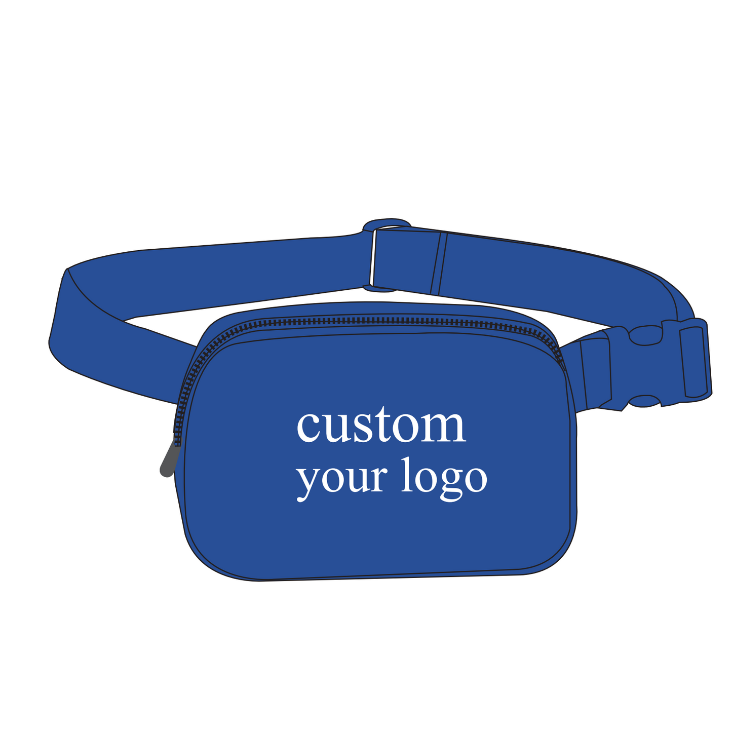 Crossbody Waist Pouch with Custom Logo – Ideal for Events and Giveawa