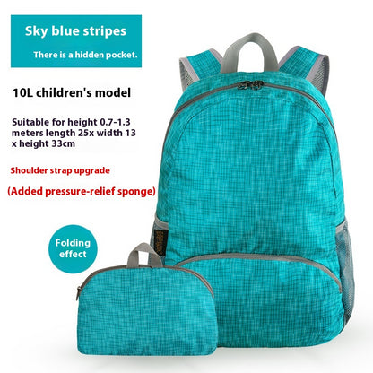 folding lightweight Mountaineering backpack for Women Children men