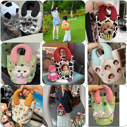 All Over Custom Printed Tote Gift Bags -1 Piece MOQ