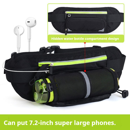 custom logo sports running fanny pack  with hidden kettle bag