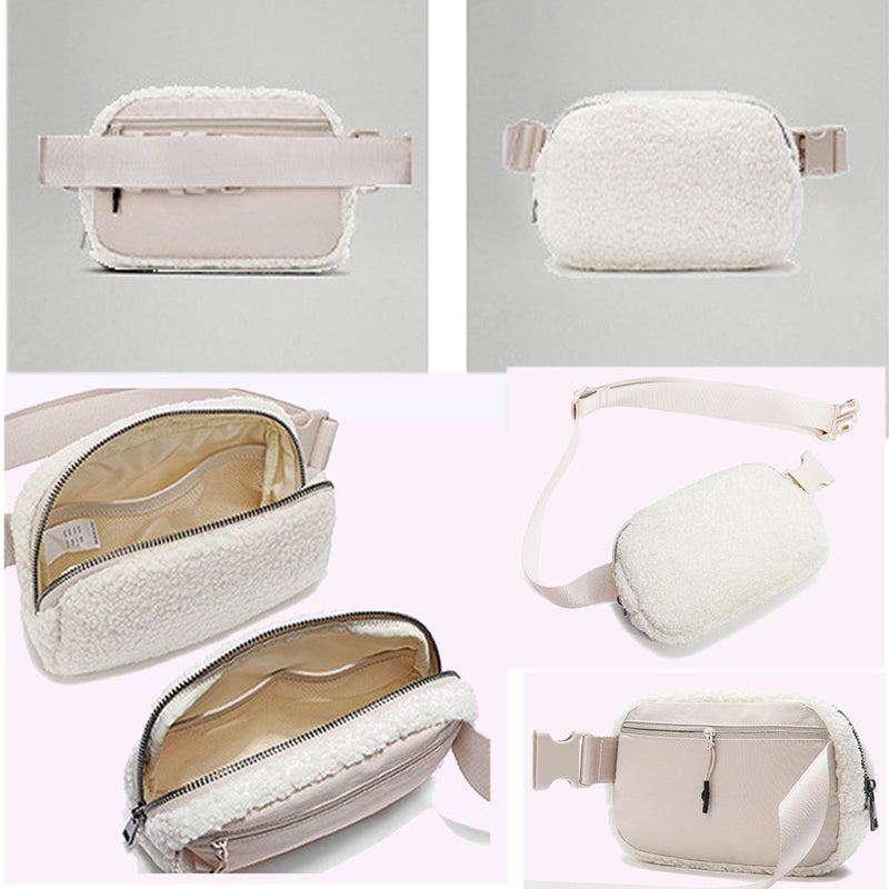 Trendy Plush Fanny Pack: Your Casual Outdoor Companion