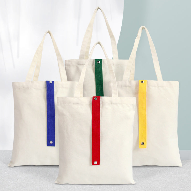 custom canvas folding bag shopping cotton tote bag custom logo