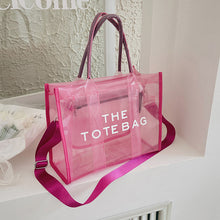 Load image into Gallery viewer, Clear jelly tote bag
