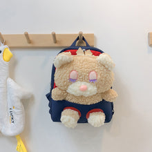 Load image into Gallery viewer, Plush animal toddler backpack
