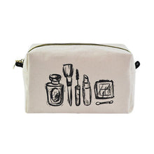 Load image into Gallery viewer, canvas makeup bag set
