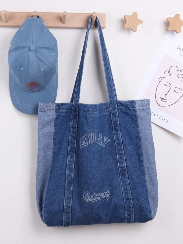 Denim Shopper-Bag