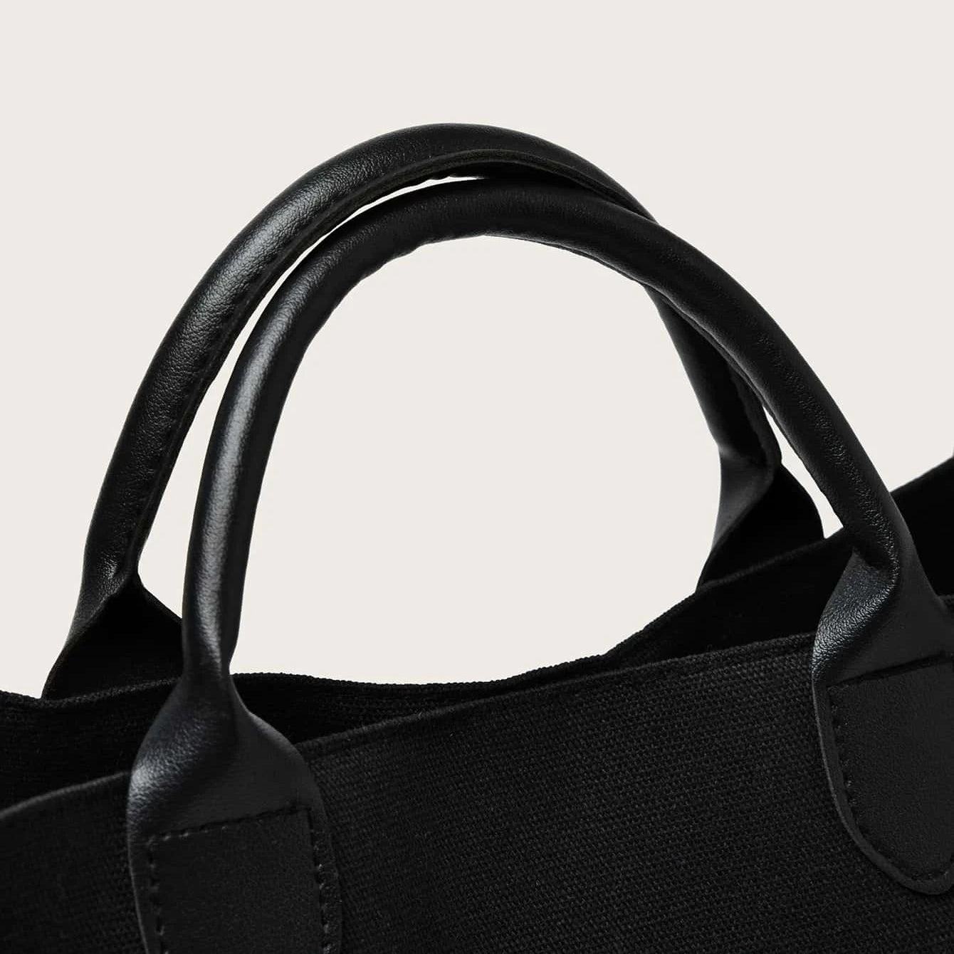 Letter Graphic Tote Bag