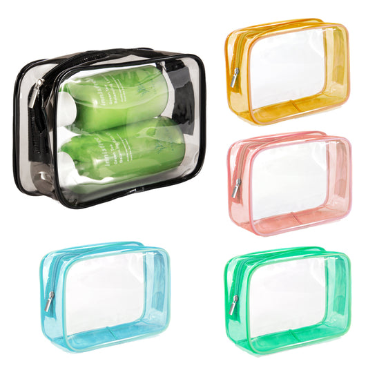 Transparent pvc cosmetic bag