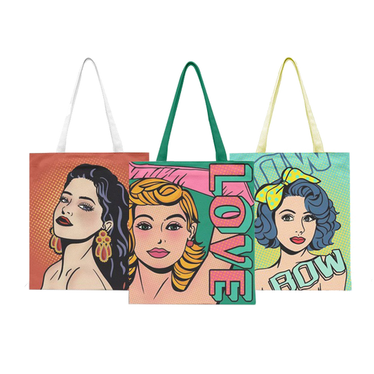 Custom canvas  cotton shopping bag