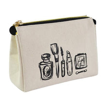 Load image into Gallery viewer, canvas makeup bag set

