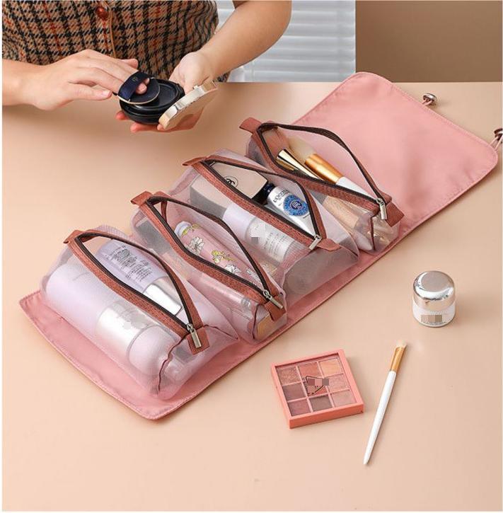 Foldable Removable Separable cosmetics pouches