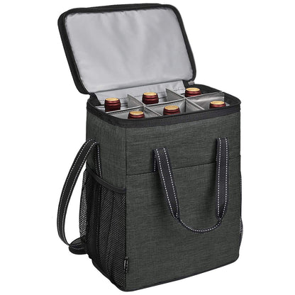 6 Bottle Wine Cooler Bag