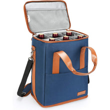 Load image into Gallery viewer, 6 Bottle Wine Cooler Bag
