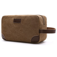 Load image into Gallery viewer, Mens retro toiletry cosmetic Bag

