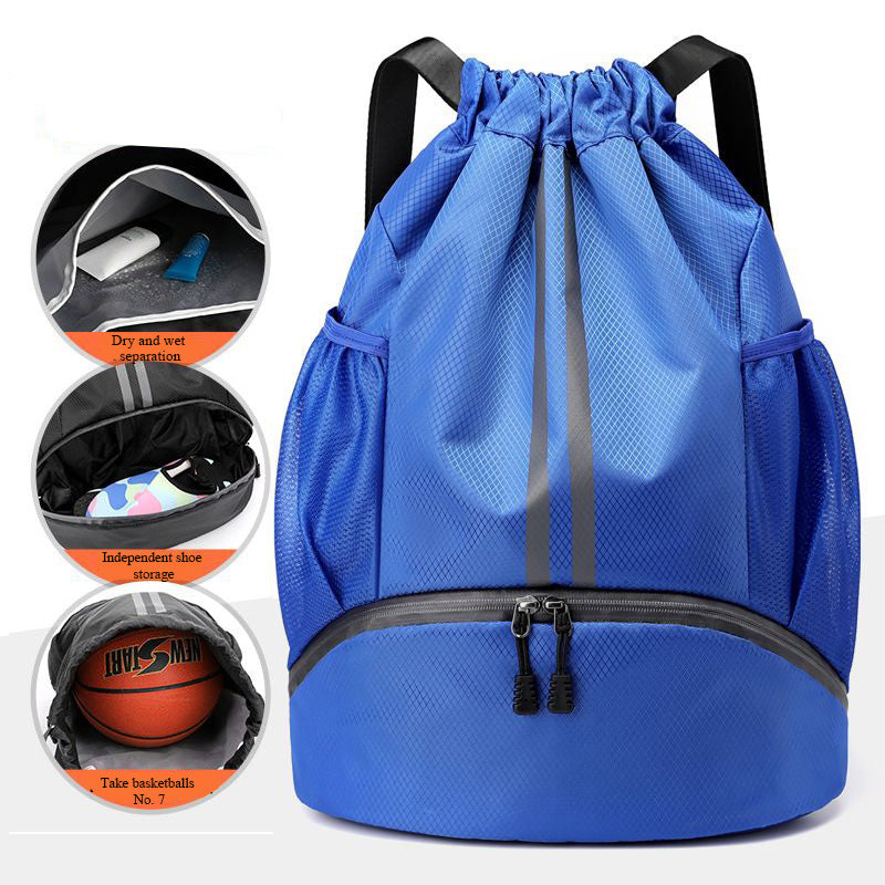 Sports basketball training drawstring backpack