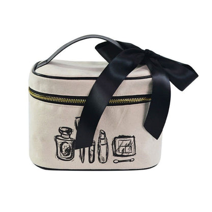 canvas makeup bag set