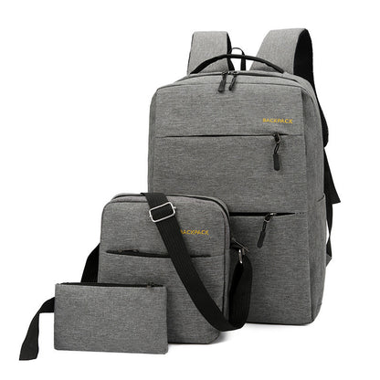 3 Piece Set  Sports Causal Backpack