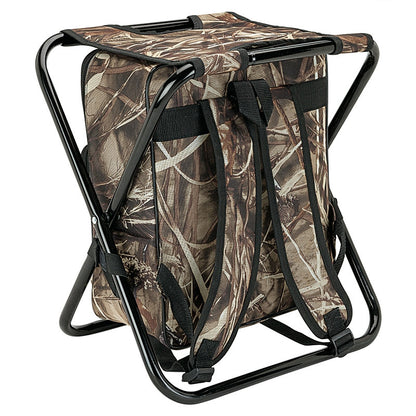 24 can capacity cooler integrated folding chair.