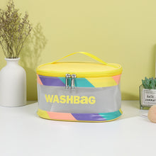 Load image into Gallery viewer, Travel  transparent cosmetic toiletry  bags
