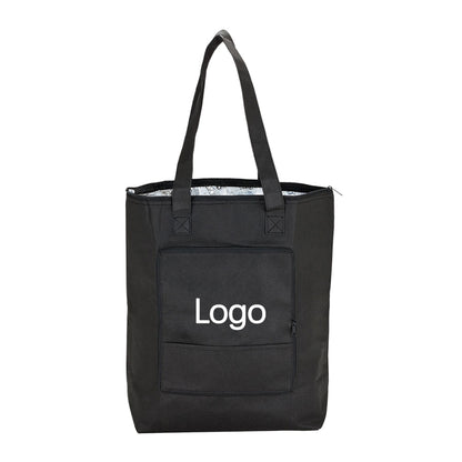 Folding thermal insulation tote bag