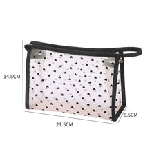 Load image into Gallery viewer, mesh travel toiletry cosmetic bag set
