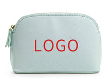 Load image into Gallery viewer, semilune vegan leather make up bag
