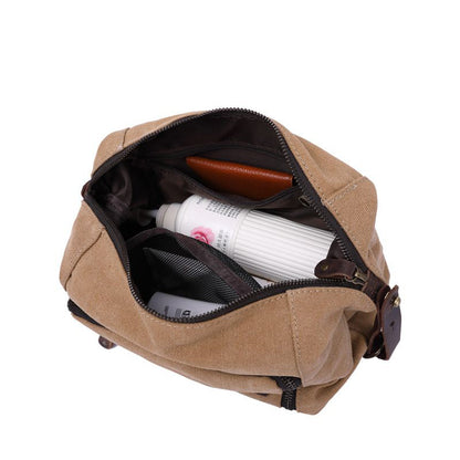 Large capacity travel toiletry bag