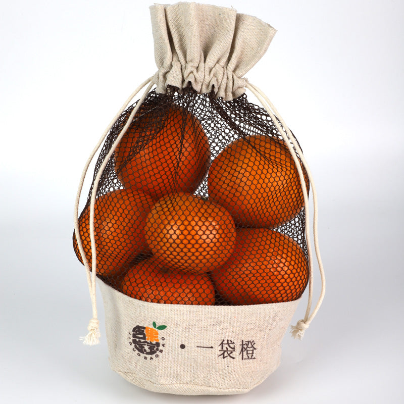 Fruit Packing Drawstring Pouch