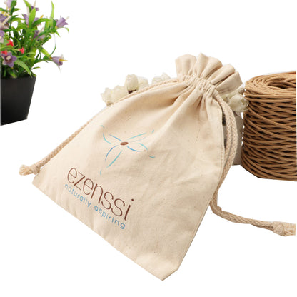 Canvas Dust Gift Drawstring Pouches