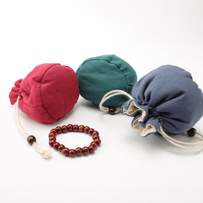 Jewelry Filled Cotton Packing Drawstring Pouches