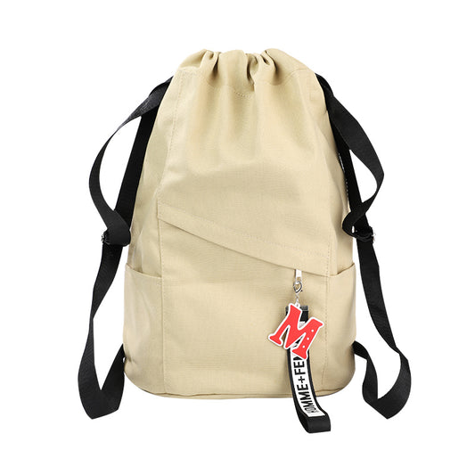 Canvas drawstring backpack