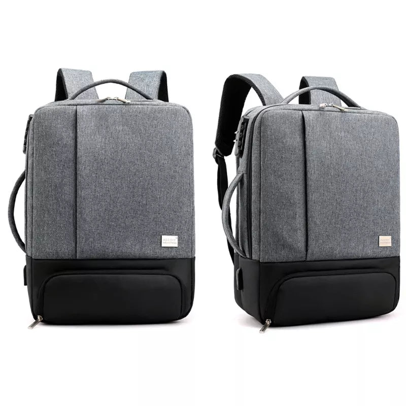 Business travel backpack with Shoe storage space