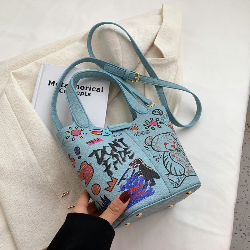 Graffiti design Shoulder Tote Bag