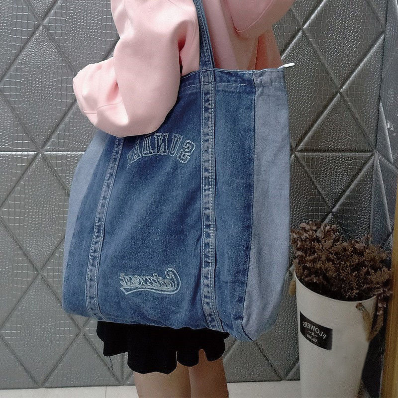 Denim Shopper-Bag