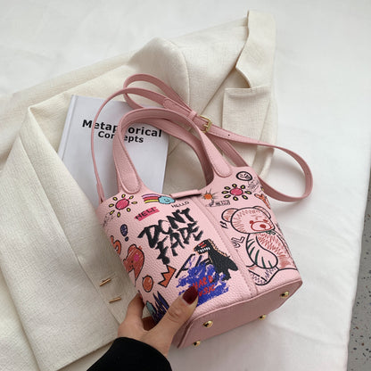 Graffiti design Shoulder Tote Bag