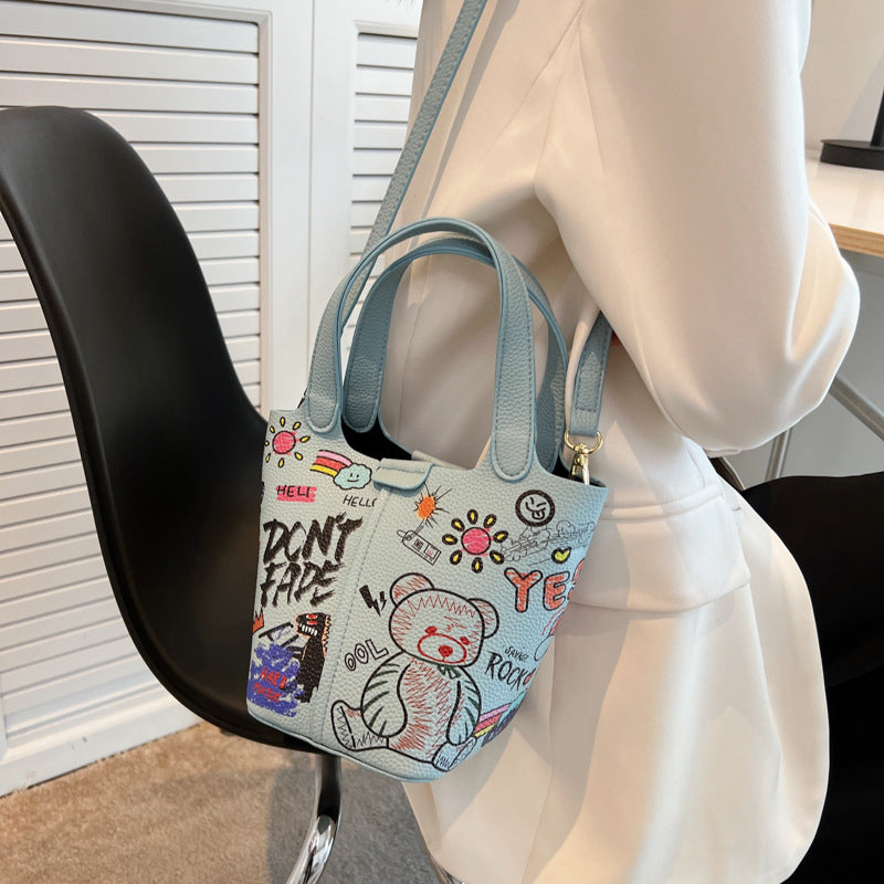 Graffiti design Shoulder Tote Bag