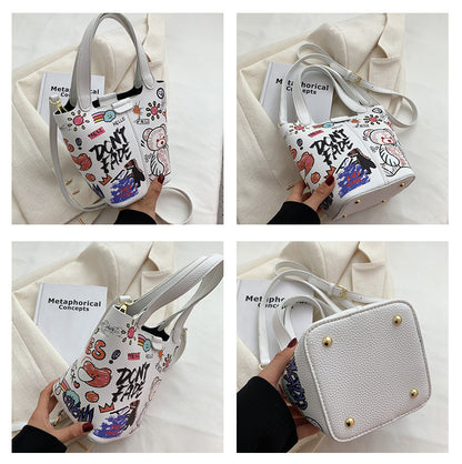 Graffiti design Shoulder Tote Bag