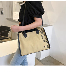 Load image into Gallery viewer, Minimalist Casual Canvas Shoulder Tote Bag
