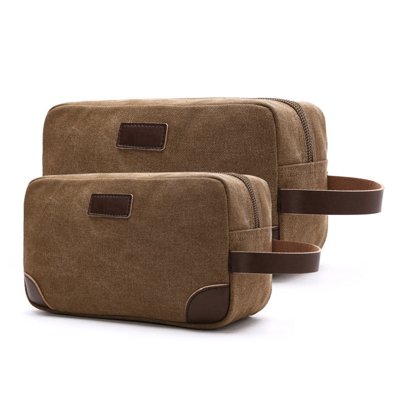 Mens retro toiletry cosmetic Bag