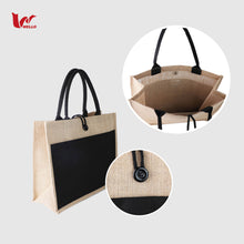 Load image into Gallery viewer, Jute Tote Bag
